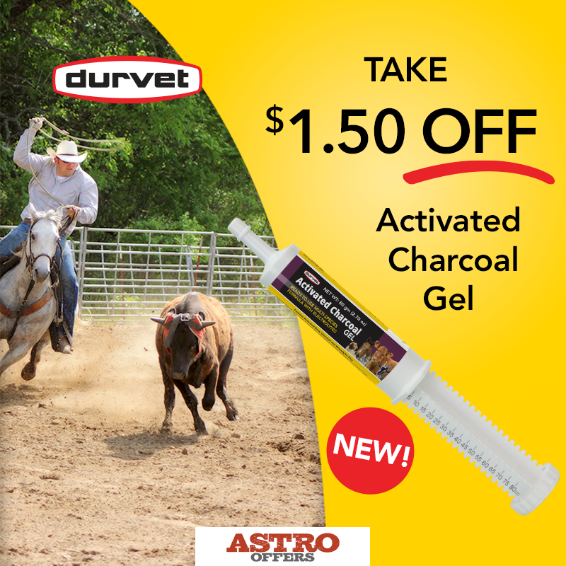 Durvet Save $1.50 Activated Charcoal Gel @ Sunset Feed Miami
