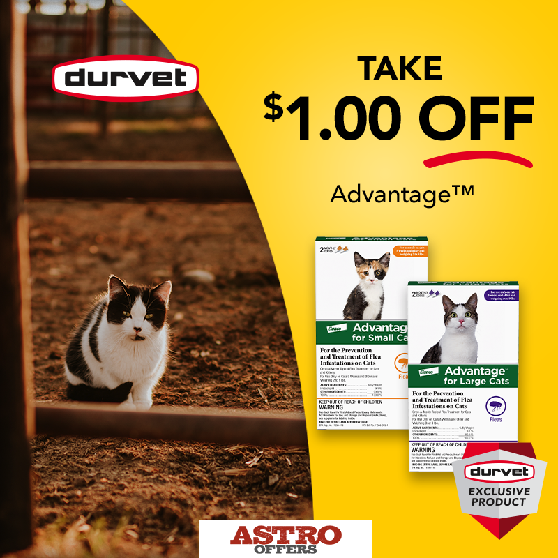 $1 Off Durvet Advantage for Cats @ Sunset Feed Miami