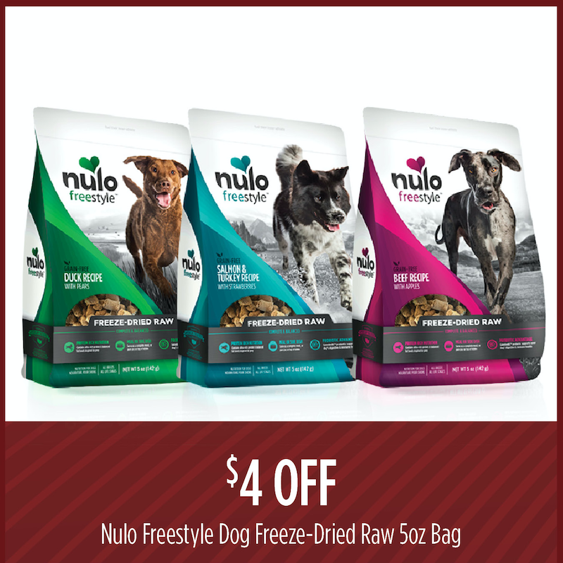 $4 Off Nulo Freestyle Dog Freeze Dried Raw @ Sunset Feed Miami