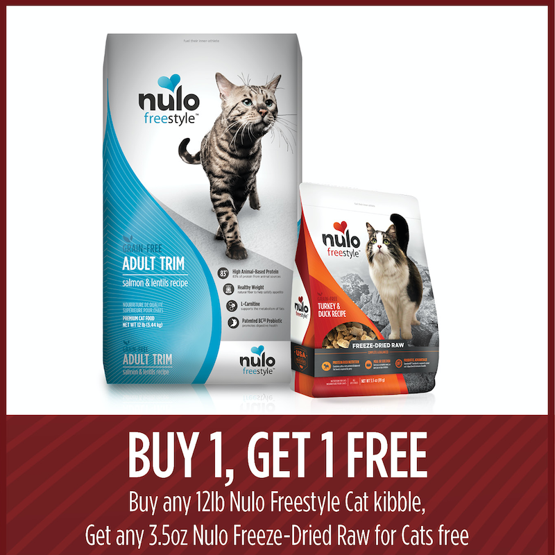 BOGO Nulo 3.5oz Freeze Dried Raw for Cats @ Sunset Feed Miami