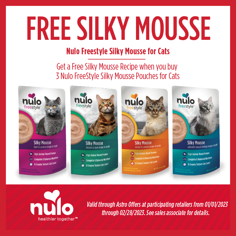 Free Nulo Silky Mousse for Cats @ Sunset Feed Miami