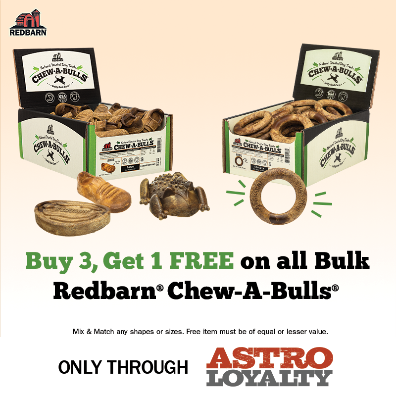 Buy 3 Get 1 Free Redbarn Chew-A-Bulls @ Sunset Feed Miami