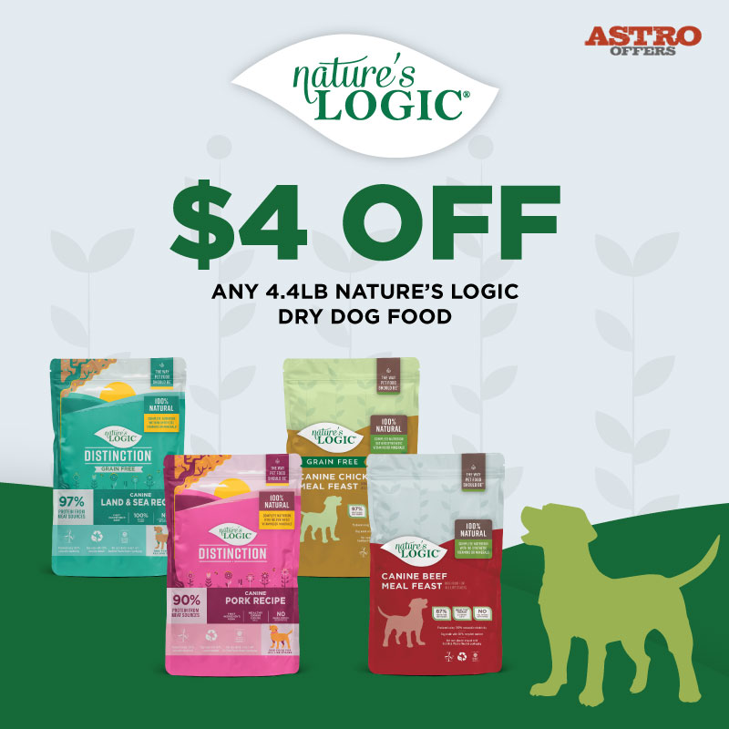 Nature's logic dog outlet food coupon