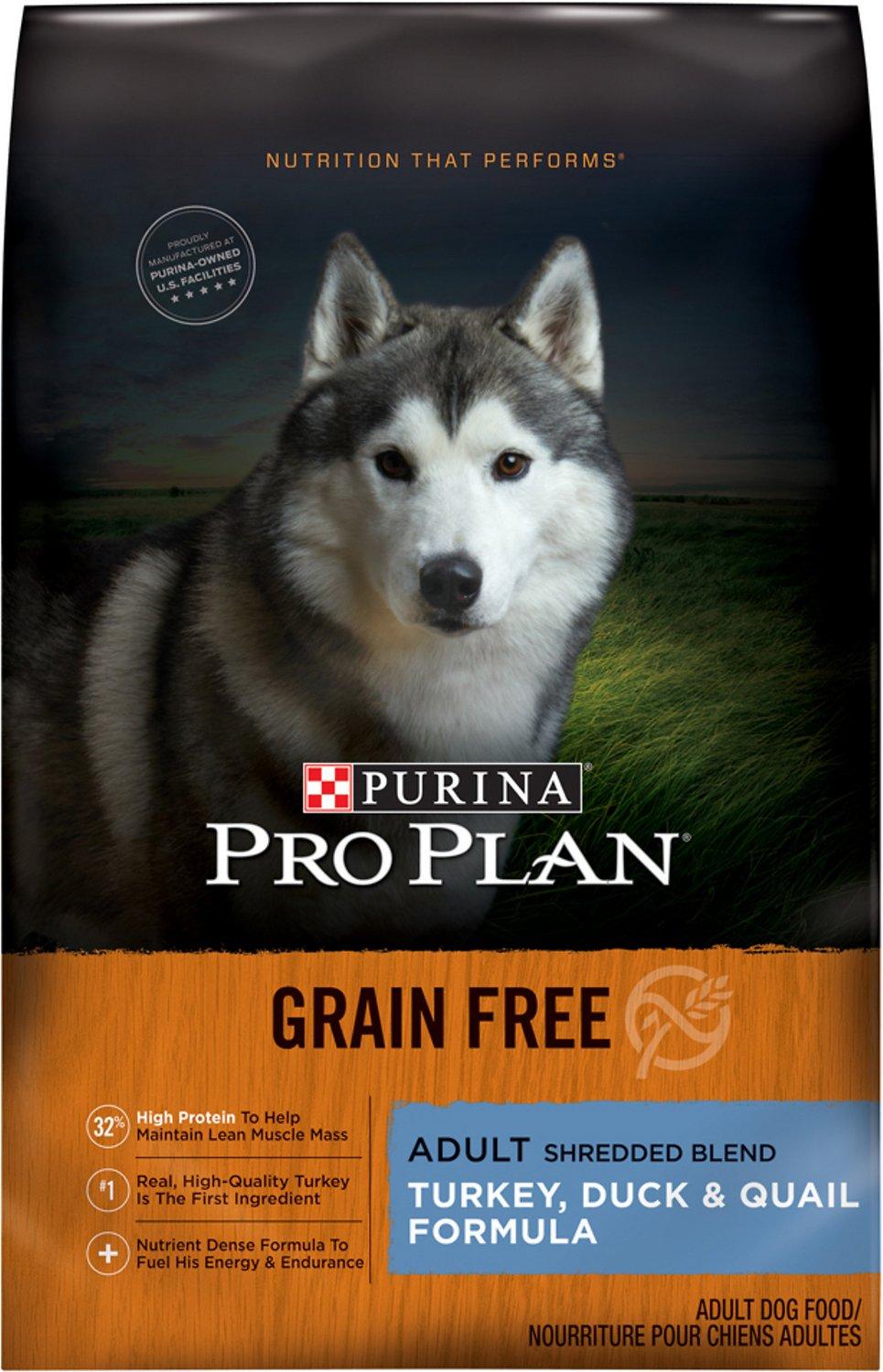 Purina pro plan grain free turkey hot sale duck quail